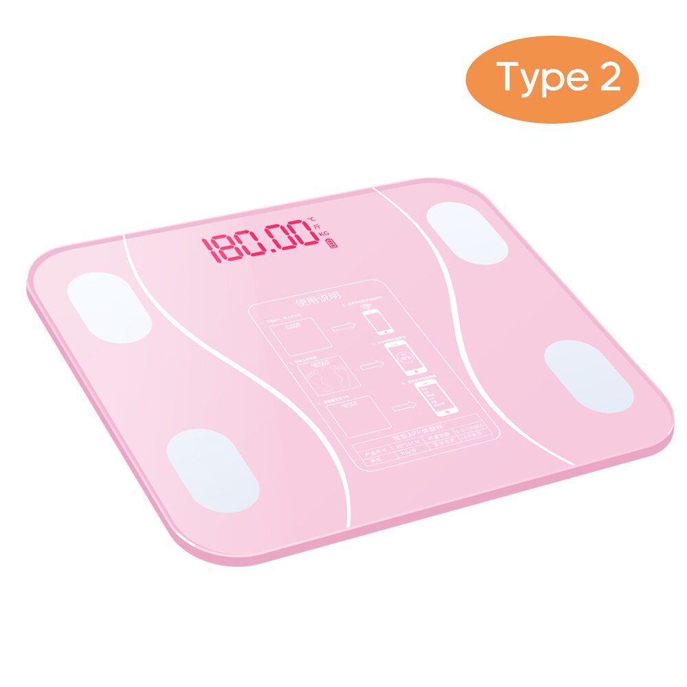 Bathroom Body Fat BT Electronic Digital Scale Human Weight Mi Scales lcd Display Body Index Electronic Smart Weighing Scales