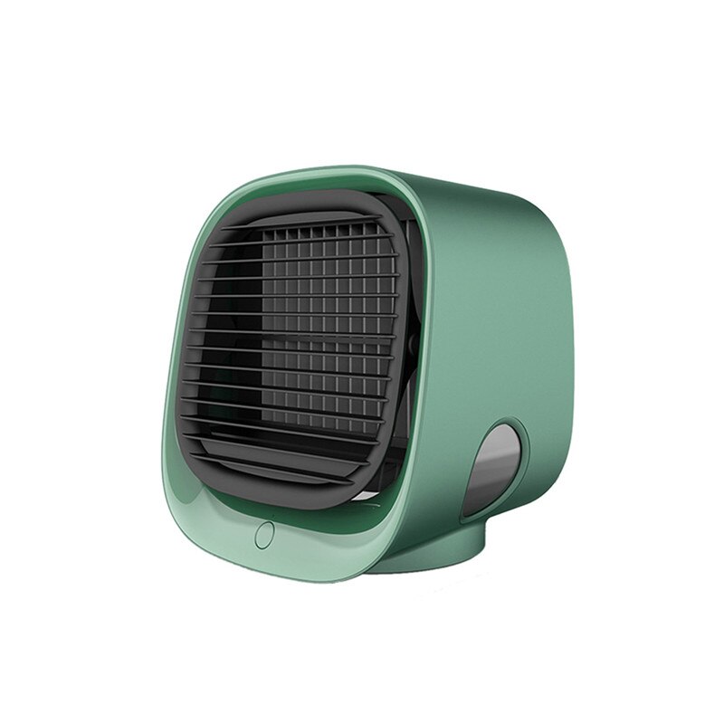 Air Conditioner Mini Portable Home Air Conditioning Humidifier Purifier USB Desktop Air Cooler Fan for Office Room: Green