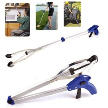 Foldable Aluminum Garbage Pick Up Tool Grabber Reacher Stick Reaching Grab Extend Reach Folding Grabber Pick Up Reacher Extend