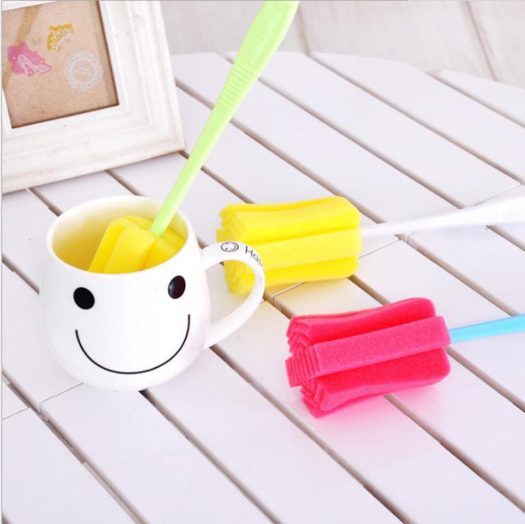 1 botella de mango largo, cepillos de esponja, taza, botellas de leche, cepillo, limpiador de limpieza, herramientas de cocina, accesorios para bebés