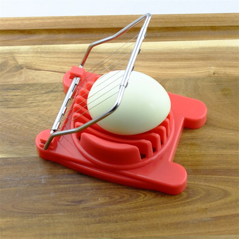 Multifunctionele Cut Keuken Egg Slicer Sectioner Cutter Mold Flower Edges Keuken Accessoires Egg Shaper 3 Kleuren