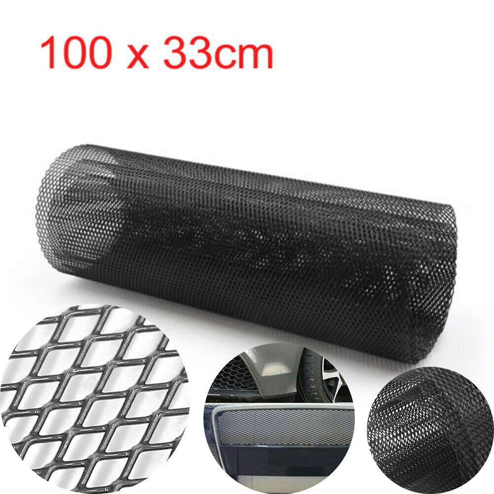 Universal bil biler rombisk gitter mesh ark aluminiumslegering køretøj gør-det-selv udvendige reservedele grill 40 x 13 tommer