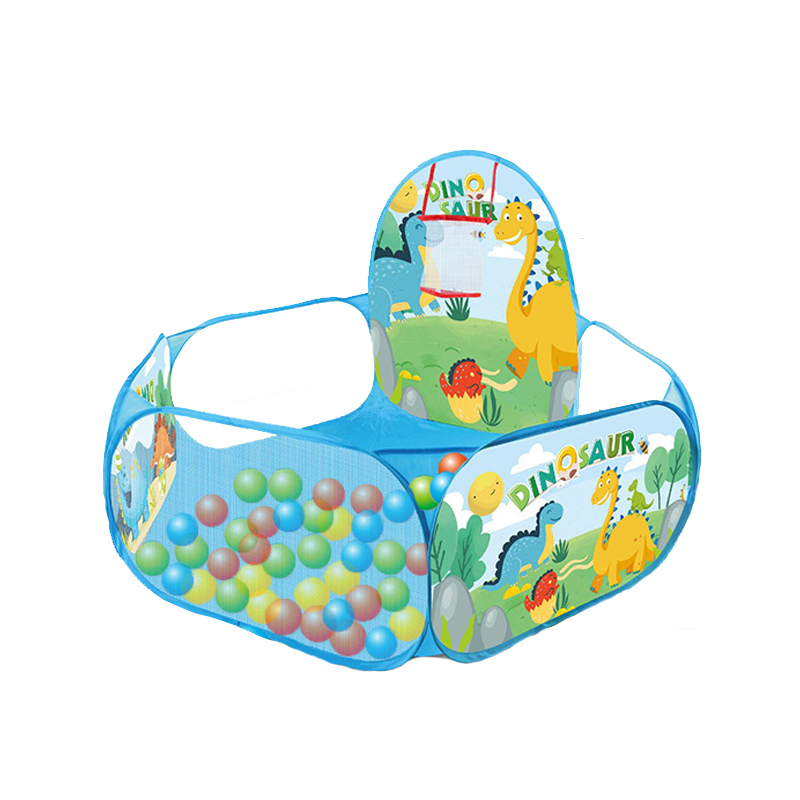120cm Foldable Children Ball Pool Tent Shootable Ball Pit Play Tent Easy Clean Durable Parent-Child Interaction for Kids: Dark Khaki