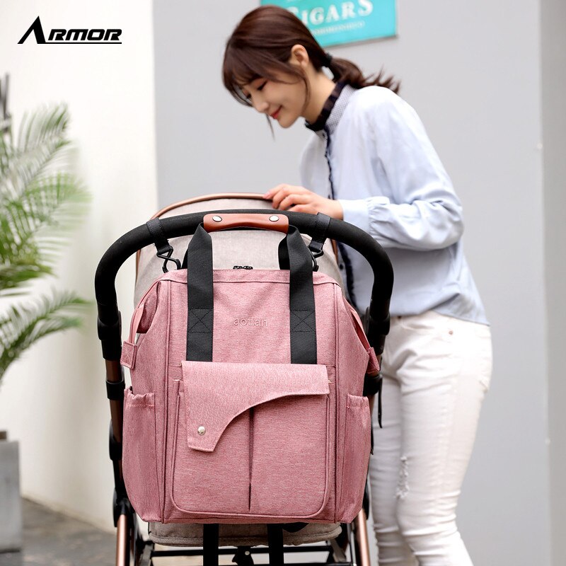 2020New Stil Multi-funktionale Mummy Rucksack Mama und Baby Schulter Frauen Tasche Leichte Große-Volumen Mom Nursing ba