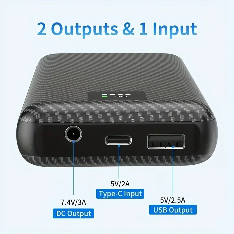 PowerBank 7.4V DC 30000/40000mAh batterie Portable alimentation Mobile pour chauffage veste gants équipement de chauffage électrique