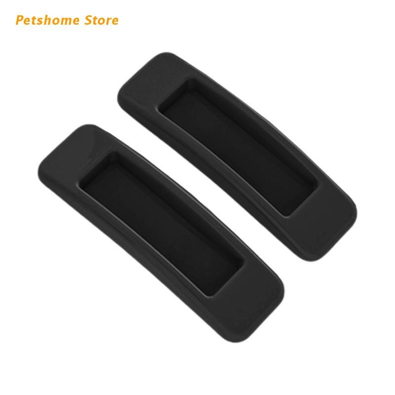 2pcs Paste the Open Sliding Door Handle Glass Window Sliding Door Strong and Seamless Adhesive Auxiliary Handle Hardware LX9C: Black