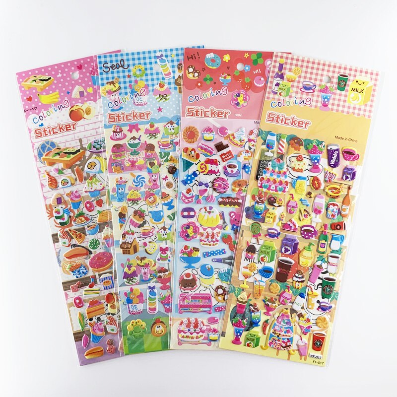 4 blätter/einstellen 3D Raum Planeten aufbringen blasiert Schaum Aufkleber für freundlicher Scrapbooking Aufkleber DIY Dekoration: Kuchen