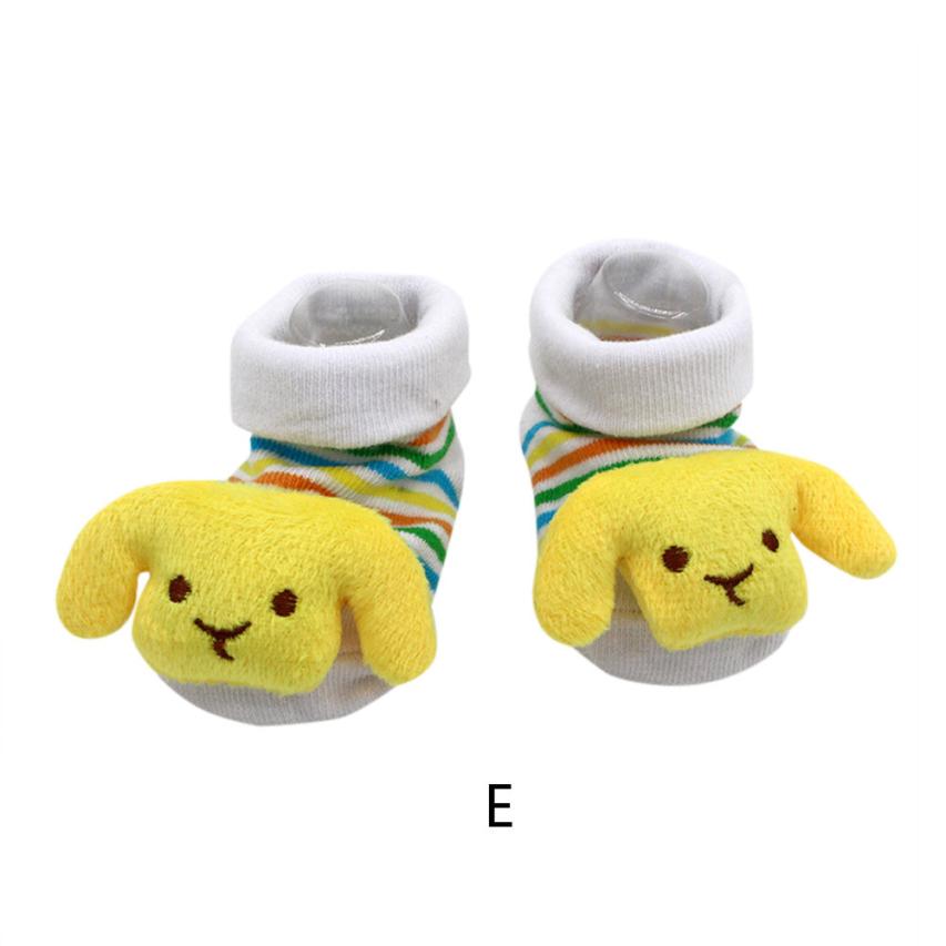 TELOTUNY Cartoon Baby Meisjes Jongens Antislip Slipper Schoenen Laarzen Leuke Roze Aardbei Casual Stijl Katoen Z0828: E