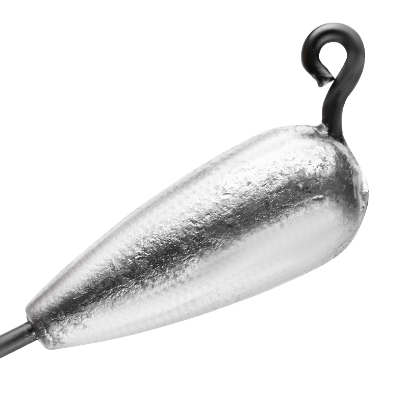 JOHNCOO Fishing Jigs Head Hooks Tube Jig Heads Hooks Water Saltwater Freshwater Fishing Bait Lures Jig for Bass