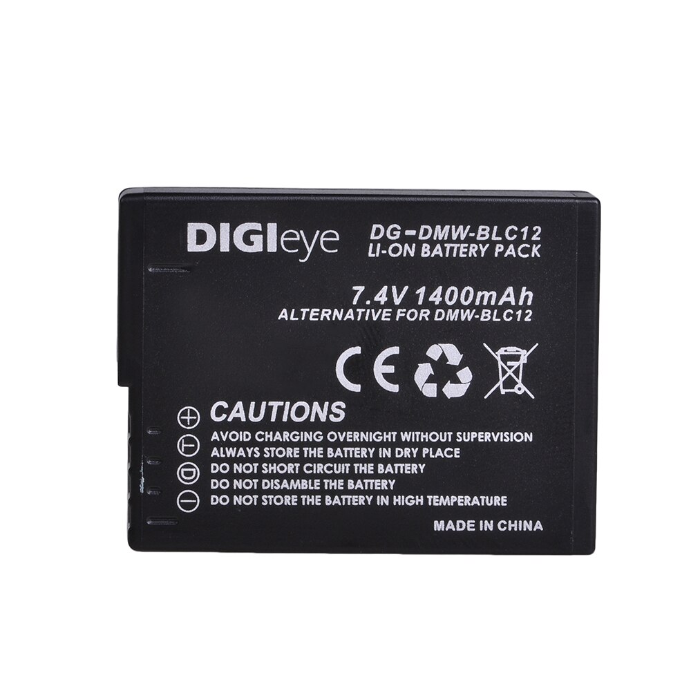 DMW-BLC12 BLC12E BLC12PP DMWBLC12 Batterijen Voor Panasonic Lumix DMC-G5 G6 G7 GX8 G85 GH2 DMC-FZ200 FZ1000 FZ300: 1 Battery
