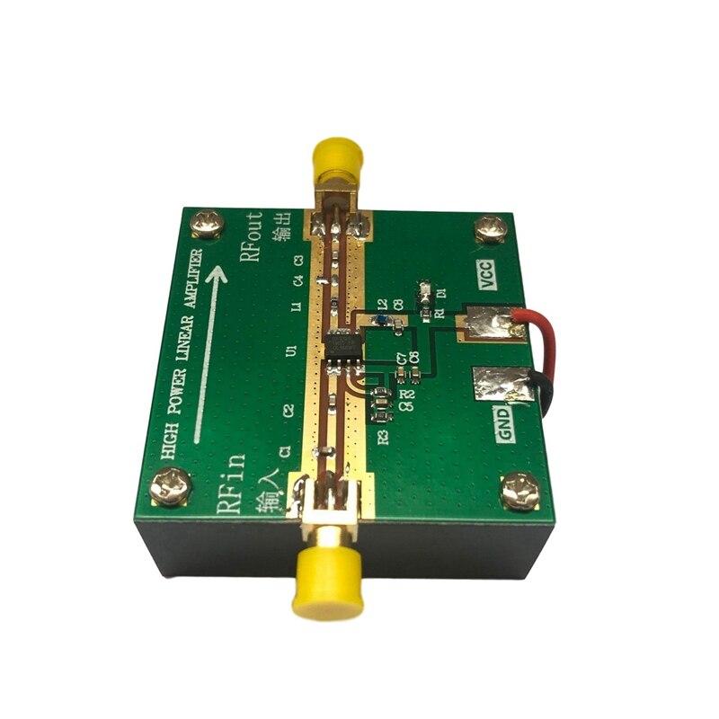 MOOL RF2126 400M-2700MHZ Broadband RF Power Amplifier 2.4GHZ 1W for WIFI Bluetooth Ham Radio Amplifier