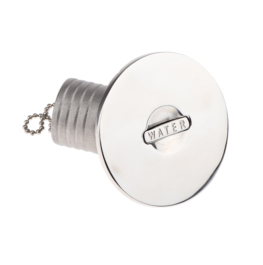 ISURE MARINE Grade Stainless Steel Hardware Boat Deck Water Filler 1-1/2" 45 Degree