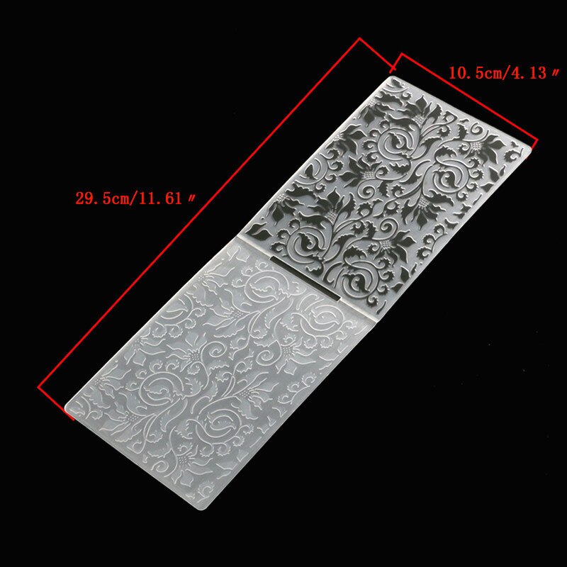 1PCS Flower Xmas Plastic Embossing Folder Scrapbooking Irregular Bricks Type Photo Album Card Paper Craft Template