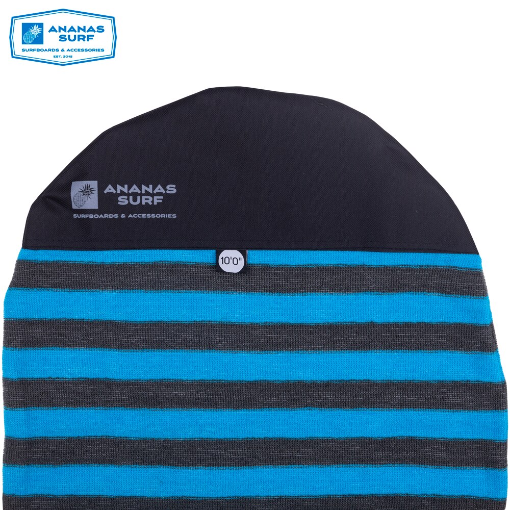 Ananas-chaussette de planche de Surf, 10'0 pouces, 300 cm, 10ft. Sac de couverture souple pour le nez rond, longboard, pour surf, tissu en tricot éponge extensible