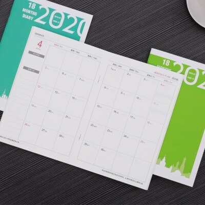 Schedule Daily Weekly Planner Notebook Agenda A5 B5 Meeting Record Notebook School Stationery Supplies