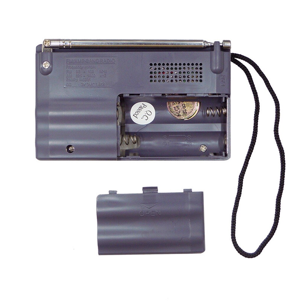 Universele BC-R21 Mini Radio Draagbare Am Fm Telescopische Antenne Pocket Radio Wereldontvanger Speaker Batterij Aangedreven