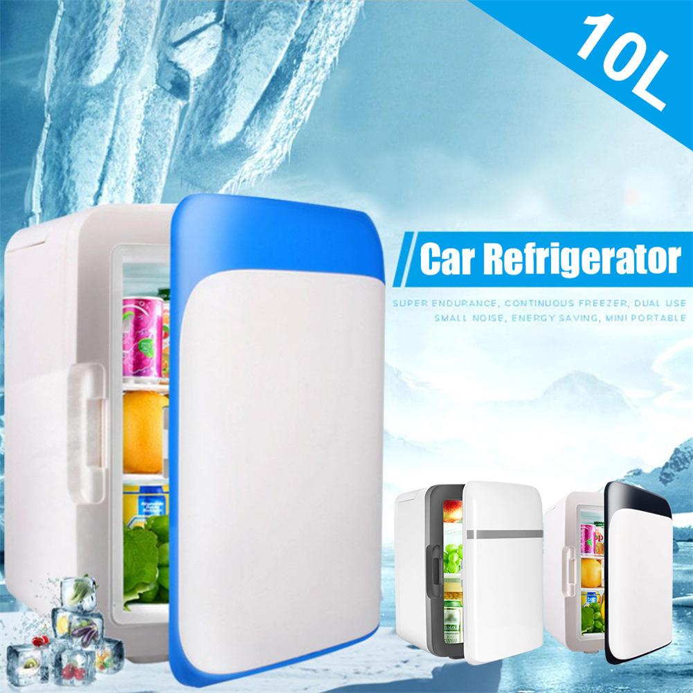 Portable 10L Mini Cooling Warming Refrigerators Fridge Freezer Cooler Travel Warmer For Auto Home Office Outdoor Picnic Travel