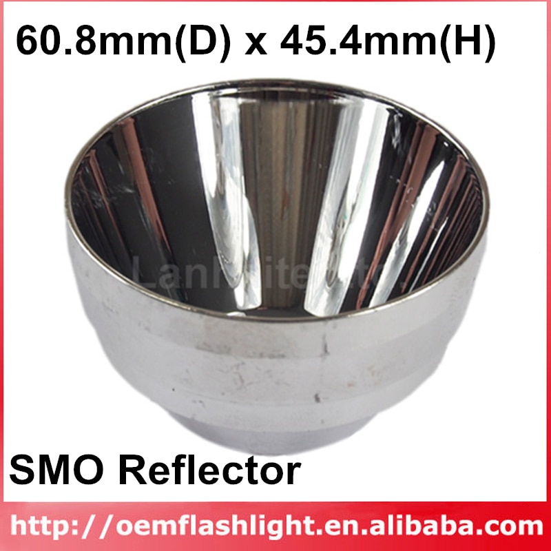 60.8 Mm (D) X 45.4 Mm (H) Smo Reflector Voor Cree Xm-L (1 Pc)