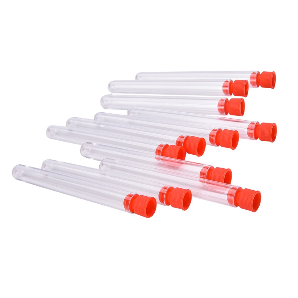 10 pcs/set Plastic Test Tube With Cork 12x100mm Clear Wedding Favor Tubes Party Favour