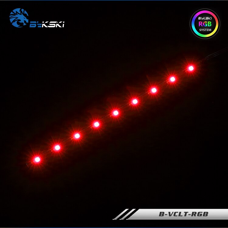 Bykski B-VCLT-RGB RGB LED Light Tape Strip voor GPU Blok 12v 4Pin