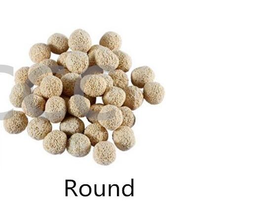 A lot Ceramic Bio Porous Filter Media Biological Rings Aquarium Fish Tank Nitrifying Bacteria Biocycle Material: Silver / 250g
