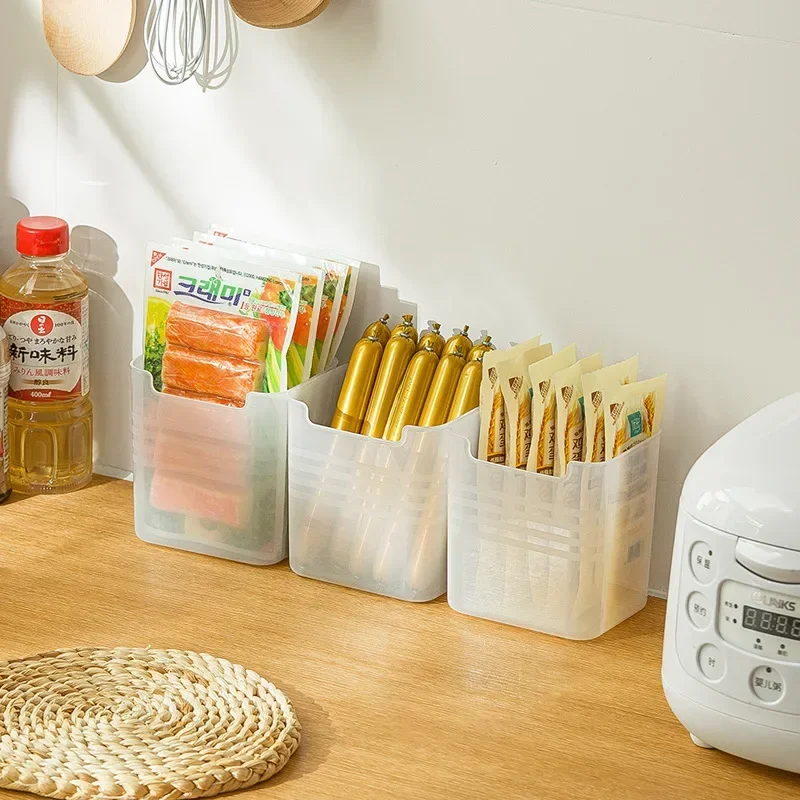 Caja de almacenamiento para refrigerador, organizador de alimentos frescos, almacenamiento en frío, verduras, frutas, especias, contenedor de alimentos, cajas de cocina para el hogar