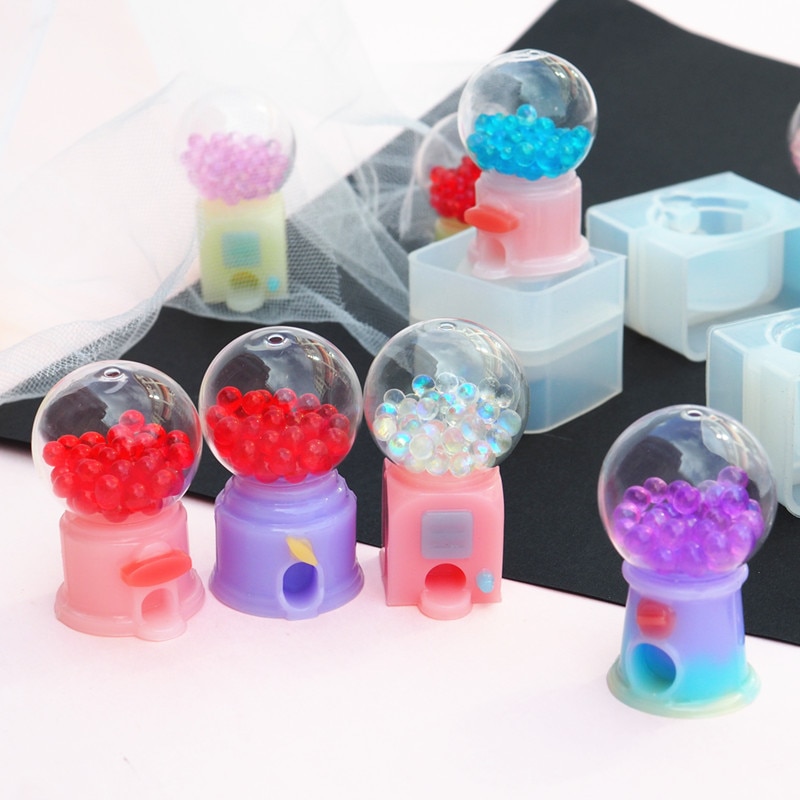 Bricolage époxy torsion Machine moule tridimensionnel Quicksand jeu Machine Silicone moule torsion cristal boule résine moule