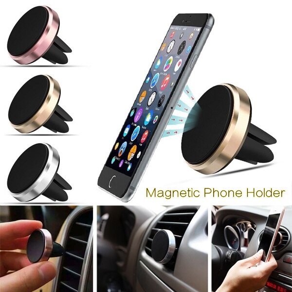 Magnetico Supporto Del Telefono dell'automobile mini aria sfogo clip di Montaggio Magnete Del Basamento mobile per Iphone Xiaomi Samsung Smartphone in Supporto per auto