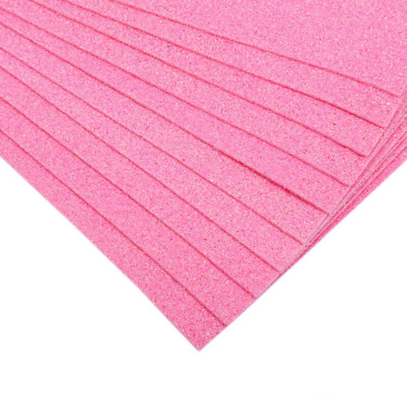 40cm * 60cm eva espuma papel artesanal glitter ouro esponja diy artesanato material multicor flor prop festa de natal papel: Pink 40x60cm