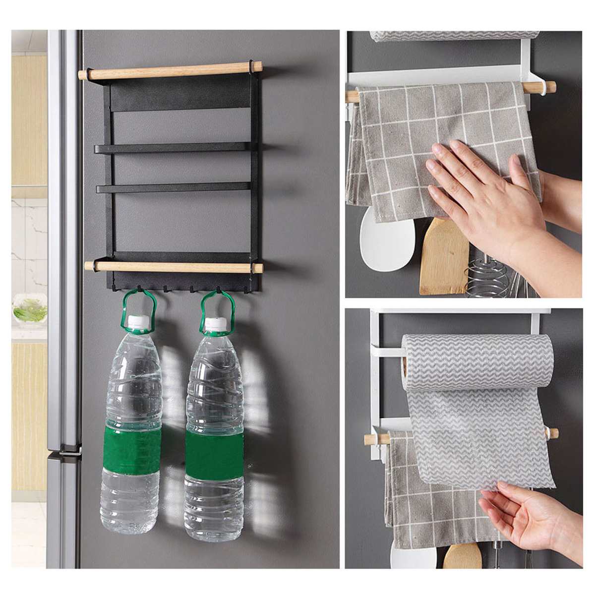 Magnetic Refrigerator Rack Multipurpose Side Shelf Sidewall Spice Space Storage Crack Fridge Kitchen Organizer Suppliers Holder