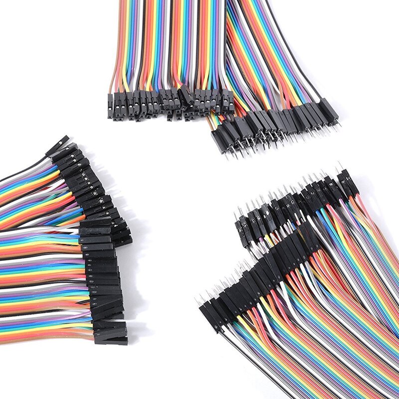 40pcs 15cm/20cm Dupont Line Breadboards Jumper Wires Male to Male/Female to Male /Female to Female Dupont Cable for arduino DIY