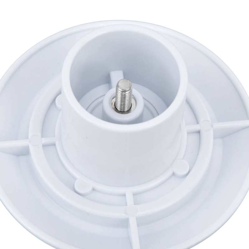 Pool Main Drain Floor Drain Plastic 4.01x2.13in Anticlogging Lightweight White for Swimming Pools Springs Spas