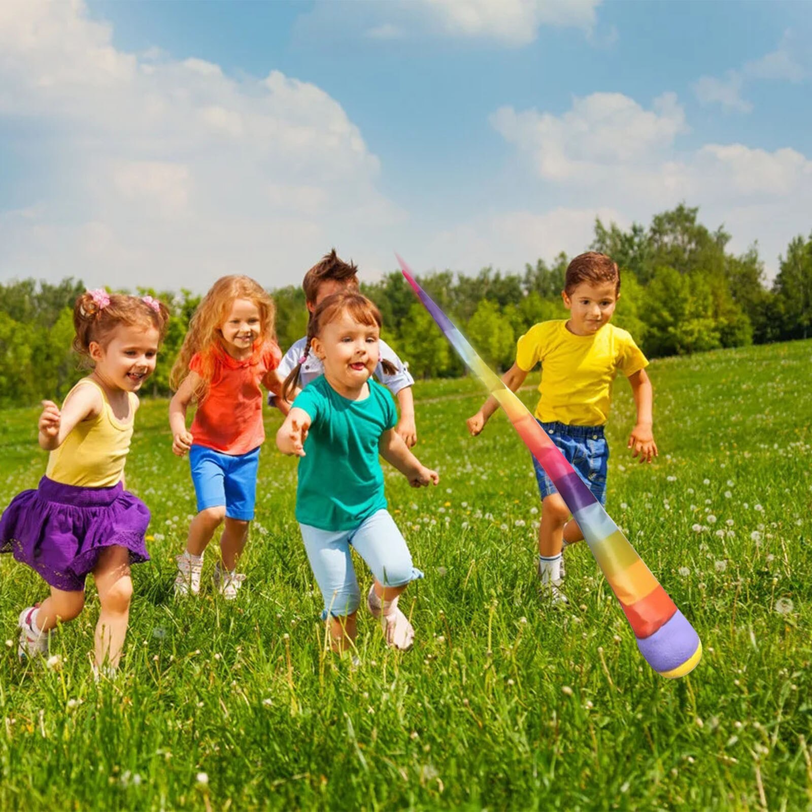 Hand Throwing Ribbon Rainbow Ball Sandbags Bag Children Outdoor Game decorations kids Rose gold pink silver blue 0-9 Digit ball: B