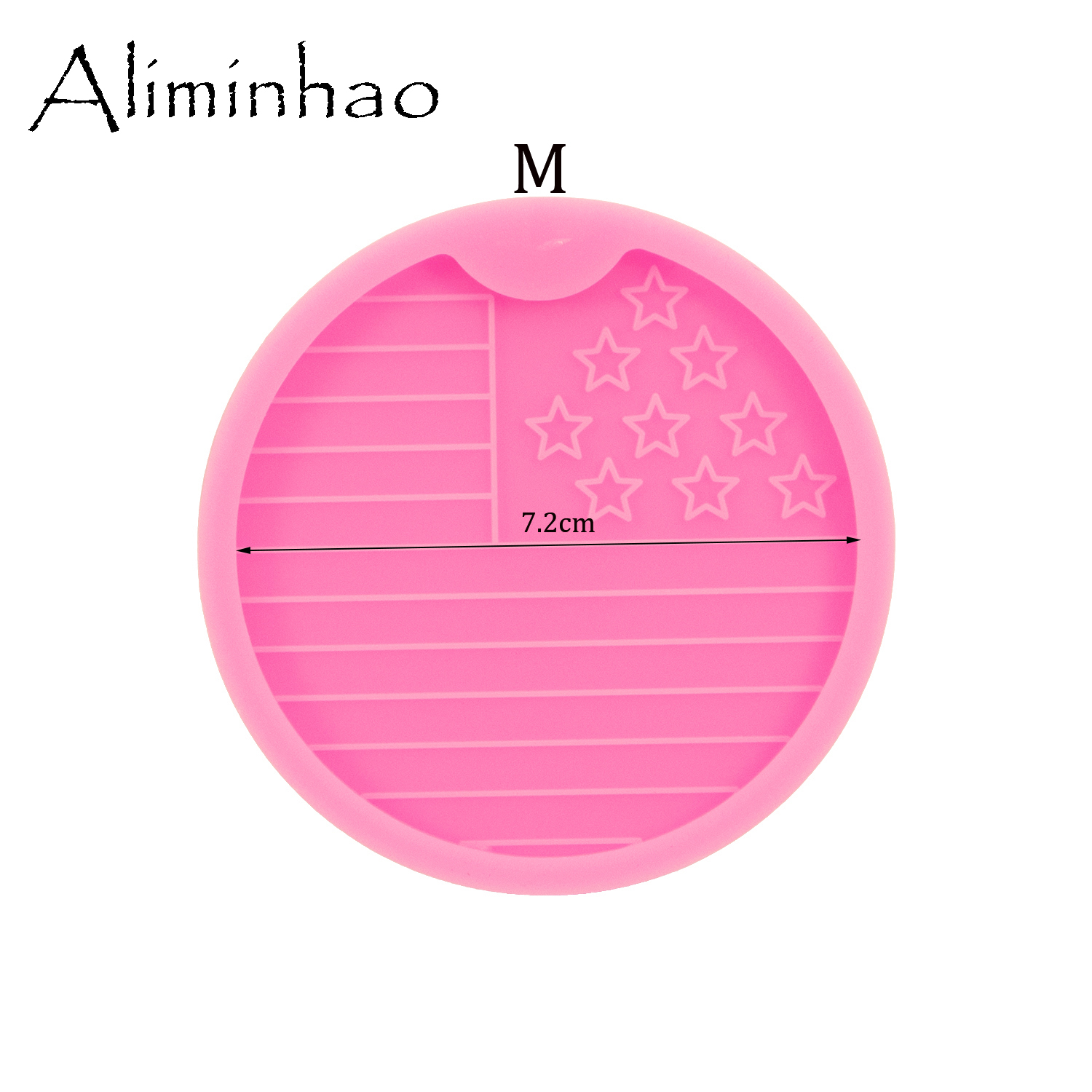 DY0674 2.5/2.8 In pot blad top/Cheetah bodem/Star Geode Auto Coaster Mold Agaat Hars Siliconen mallen DIY Epoxy Mold Crafting: Rood
