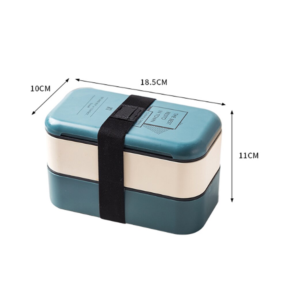 Lunchbox Milieuvriendelijk Voedsel Container Bento Magnetron Verwarmd Lunchbox Voor Kinderen Kantoor Werknemers Maaltijd Prep Containers