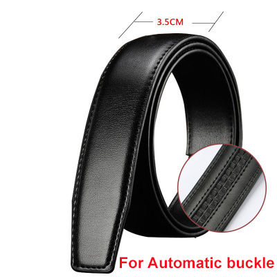 Keine Schnalle Echtes Leder Gürtelband für automatische Schnalle Dornschließe 2,4 cm 2,8 cm 3,0 cm 3,2 cm 3,5 cm 3,8 cm Breite Herrengürtel Schwarz: Rosa / 120cm