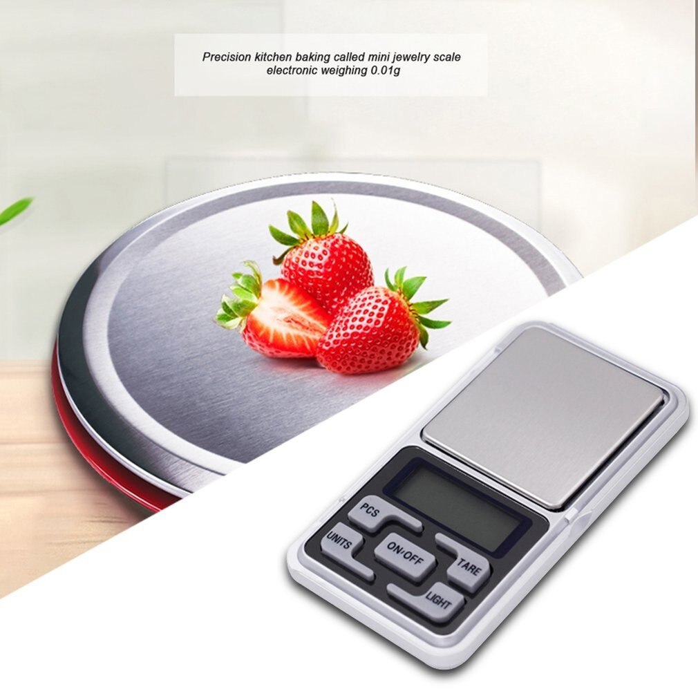 Mini Jewel Scale Electronic 0.01G High Precision Medicinal Balance 0.1G Precision Kitchen Baking Scale