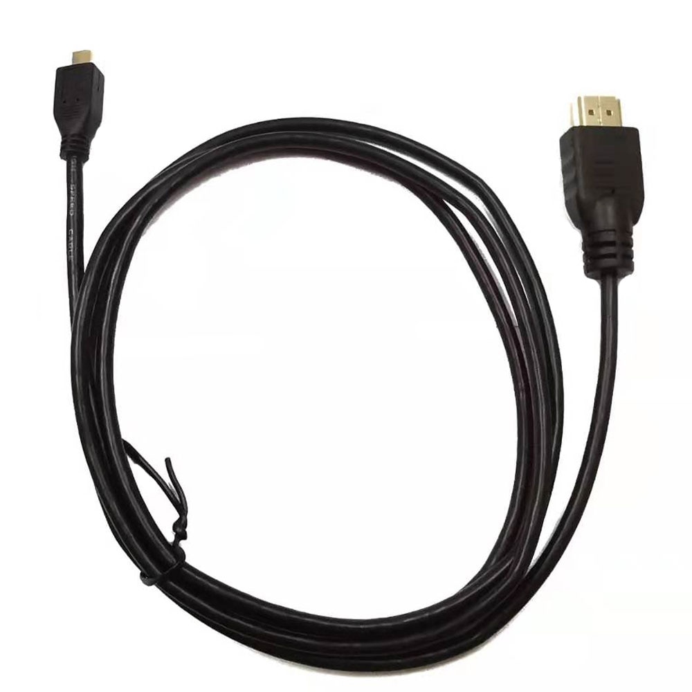 For Raspberry Pi 4 Micro HDMI to HDMI Cable Adapter 1.5M Male-Male HDMI 1080P Converter for Raspberry Pi 4 Model B