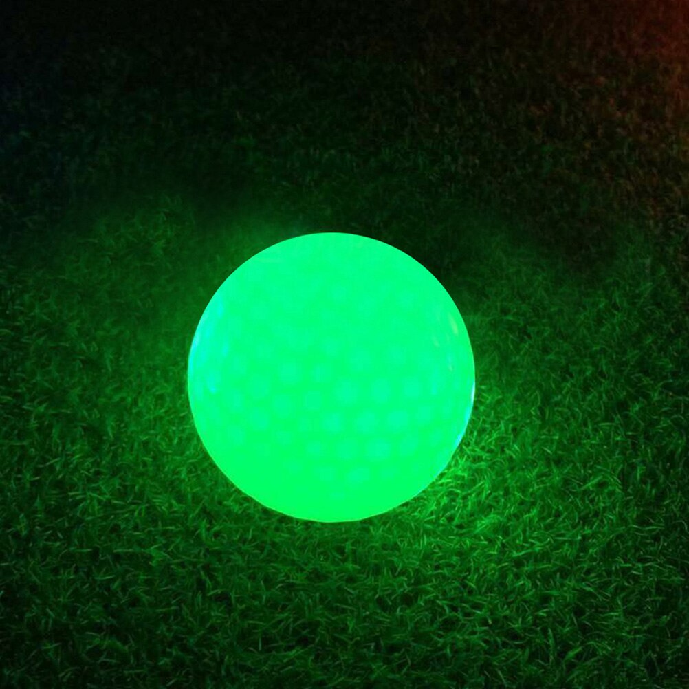 1pc LED Golf Ball Bright Flashing Ball Long Lasting Night Use Golf Ball