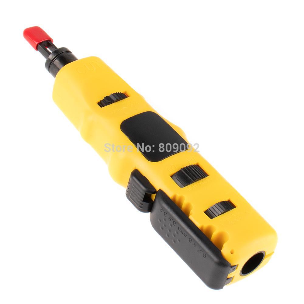 4 in 1 Multi Function Module Network punching Tools Punch Down Impact Tool With Wire Insertion Cutting Function Screwdriver