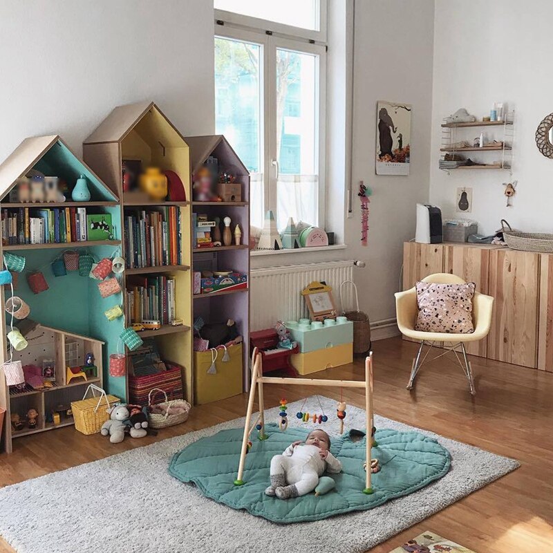 Leaf Shape Baby Play Mat Cartoon Infant Room Decor Blanket ping