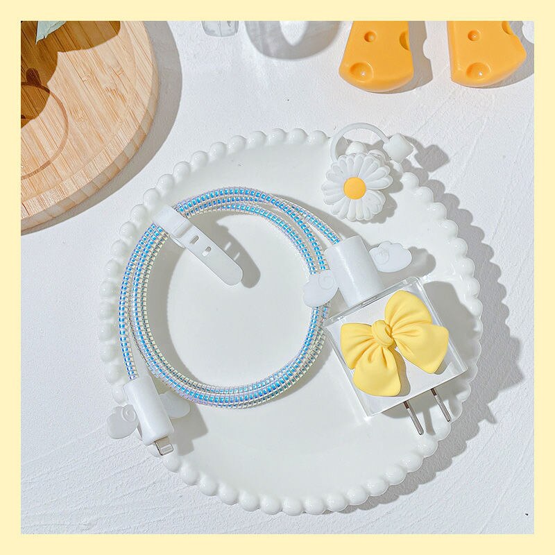 Nowa osłona kabla dla iPhone 12 11 szybkie ładowanie 18/20 W wtyczka ochraniacz kabel danych USB ochrona linii Sprial kabel ochronny