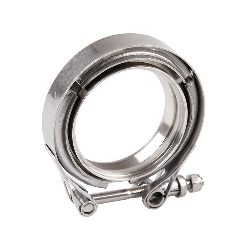 2” 2.5” 3” 3.5” 4” Car Hose Flange Clamp Stainless Steel 304 V-Band Clamp M/F 3 v band Turbo Exhaust Downpipe Male/Female