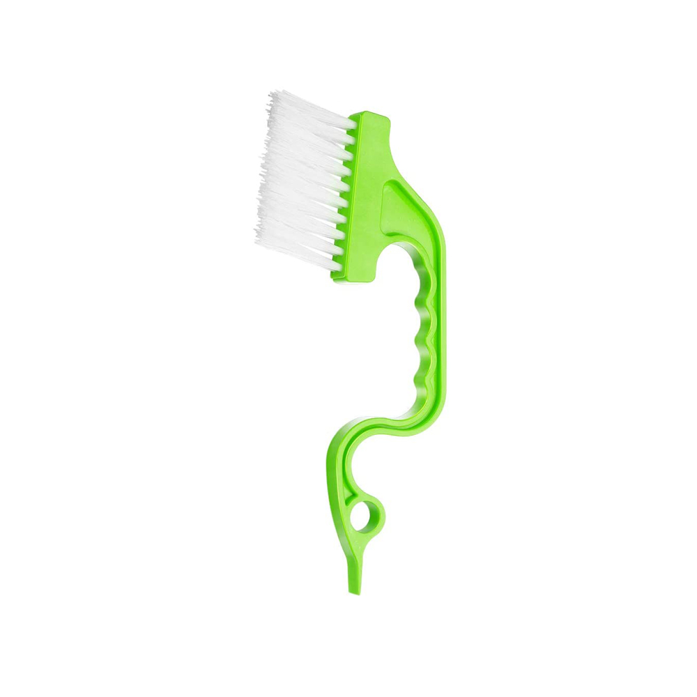 3 Colors Window Groove Cleaning Brush Swan Shape Scraper Brush Sill Crevice Cleaner Household Cleaning Brush Kitchen Clean Tools: black