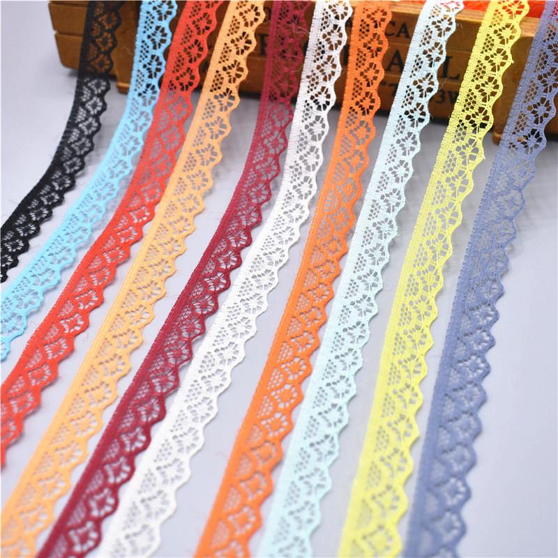 Kant Lint Tape Met 14Mm Breedte Trim Kant Stof Diy Geborduurde Voor Decoratie Naaien Trouwjurk