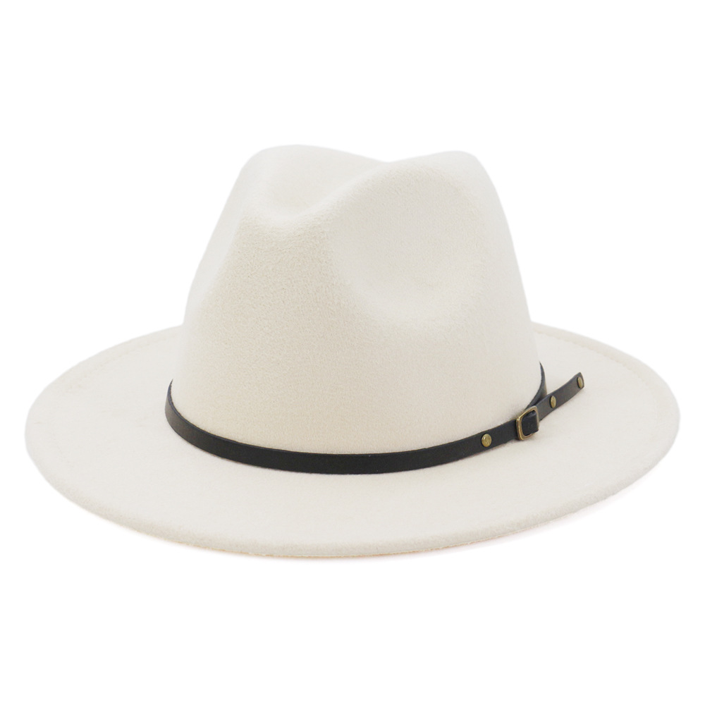 Fedora Hat Women Men Autumn Winter Vintage Felted Jazz Top Hats Ladies Trend Party Wedding Performance Cap Sombreros De Mujer