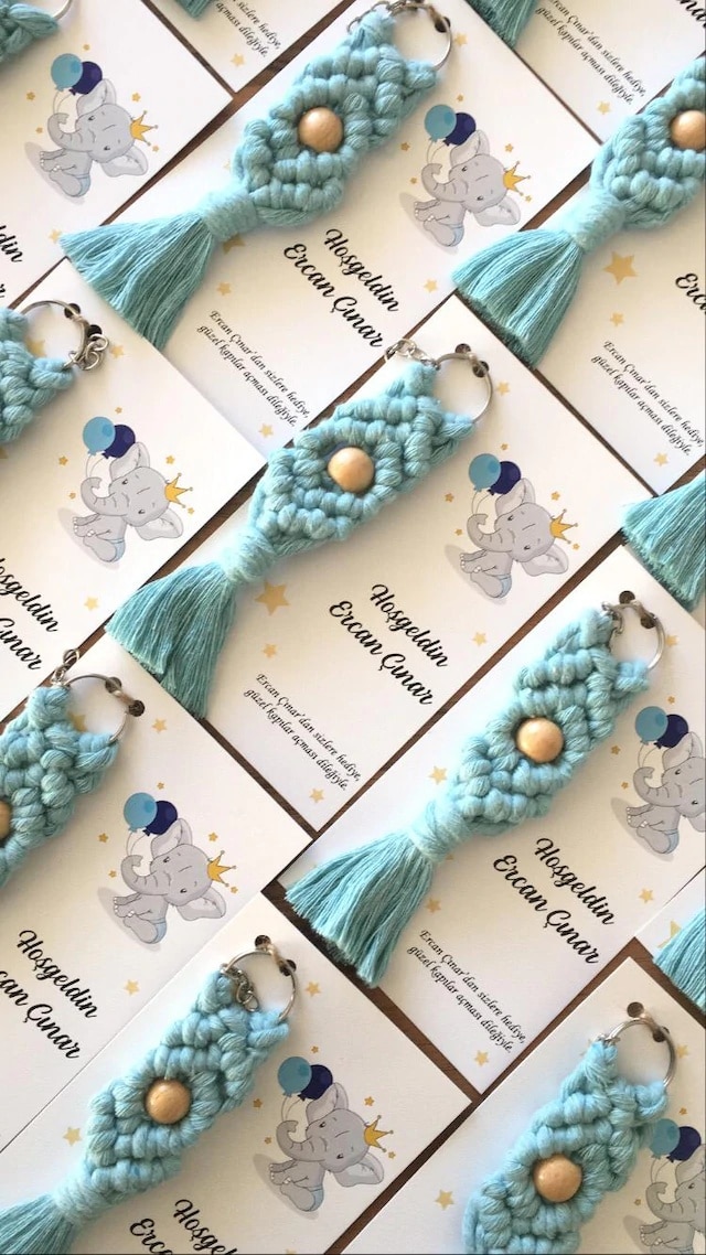 Macrame keychain 464392946