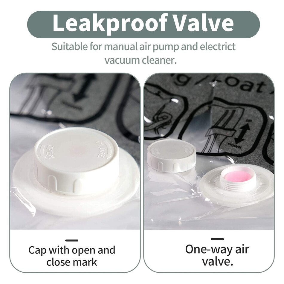 Hanging Vacuum Storage Bag Closet Organizer Space Saving Clear Seal Wardrobe Storage Bags With Hanger For Coats Jackets Suit