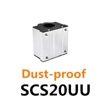 1pc SC20UU SCS20UU Linear motion ball bearings cnc parts slide block bushing for 20mm linear shaft guide rail CNC parts: Red