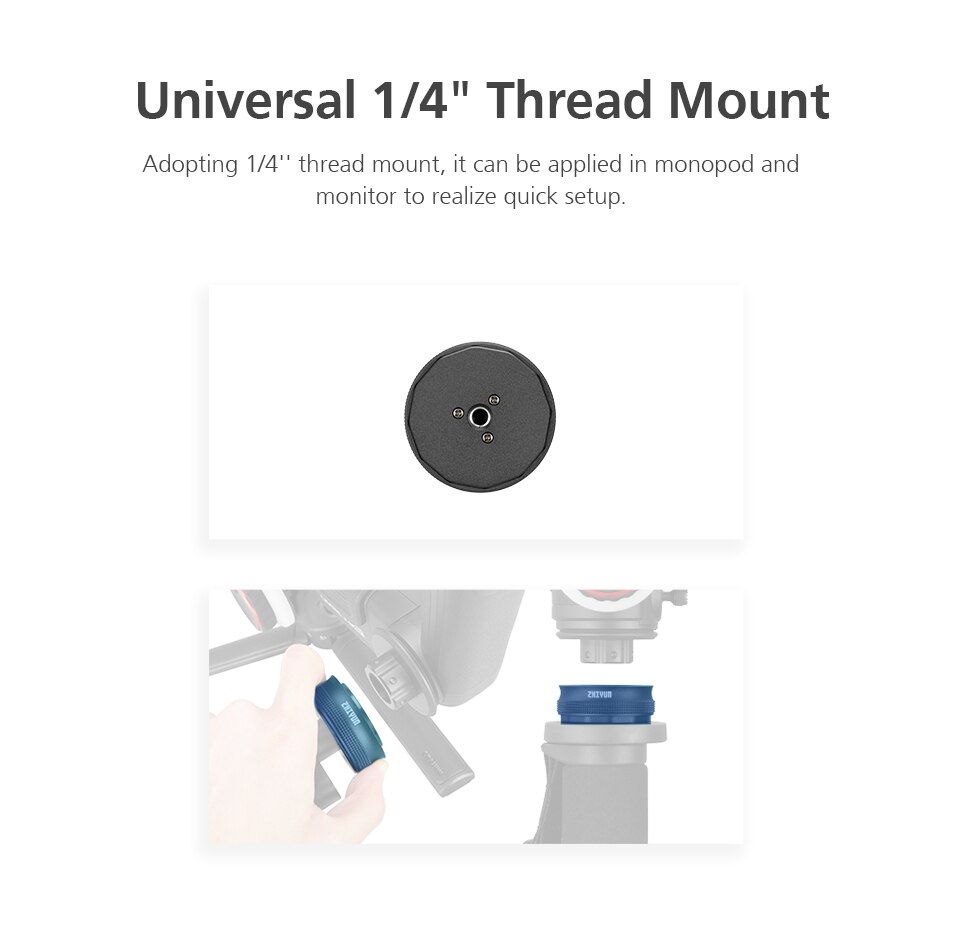 Zhiyun crane 3 lab transmount hurtigoppsettsett for zhiyun crane 3 lab/zhiyun weebill lab